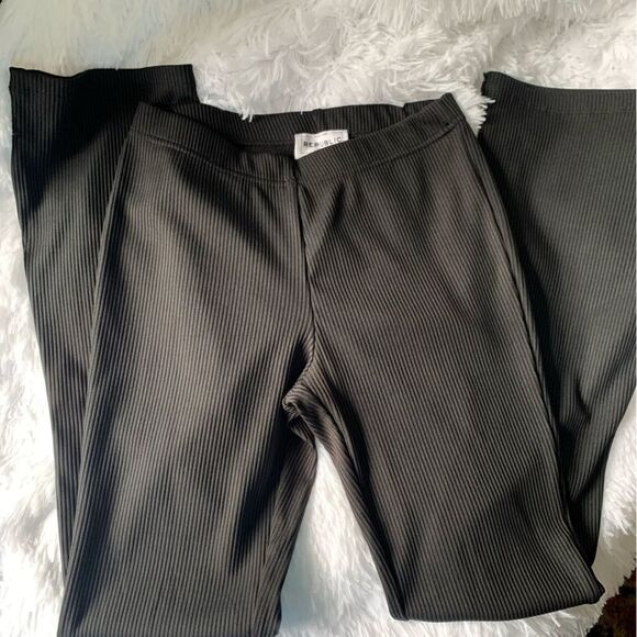 BLACK RIBBED PANTS - Picture 3 of 5